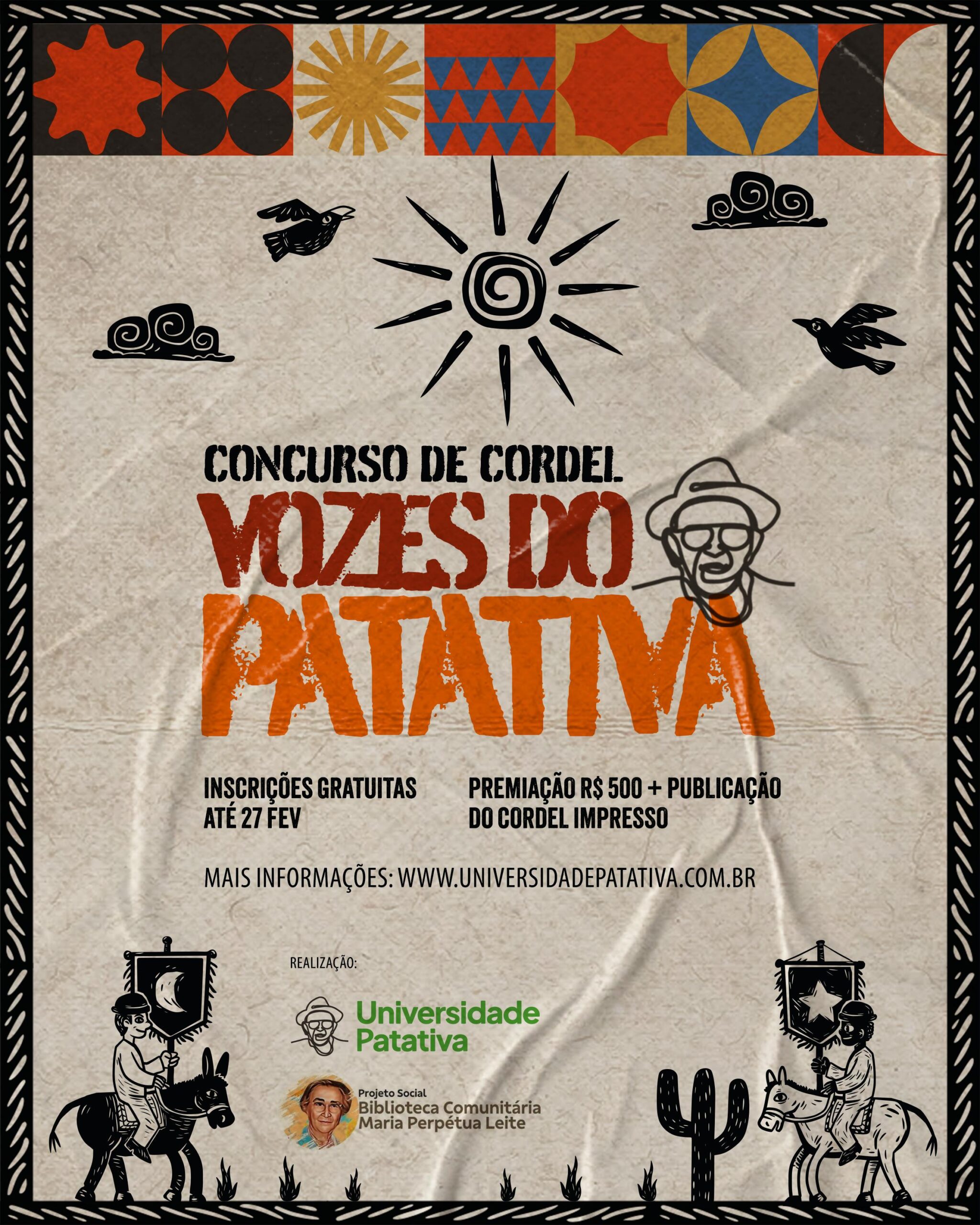 Universidade Patativa do Assaré promove Concurso de Cordéis 